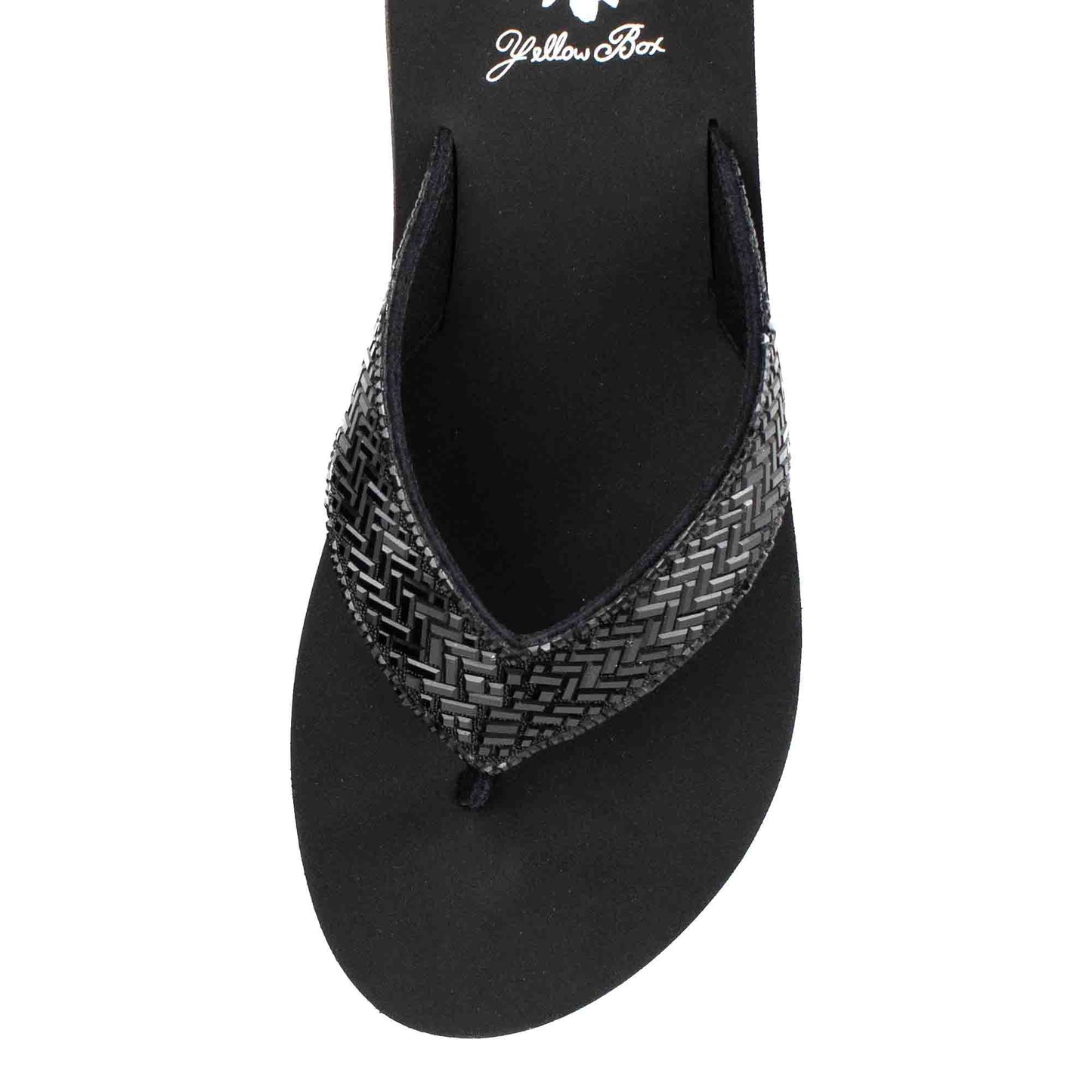 Yellow Box Silvyn Black Sandals