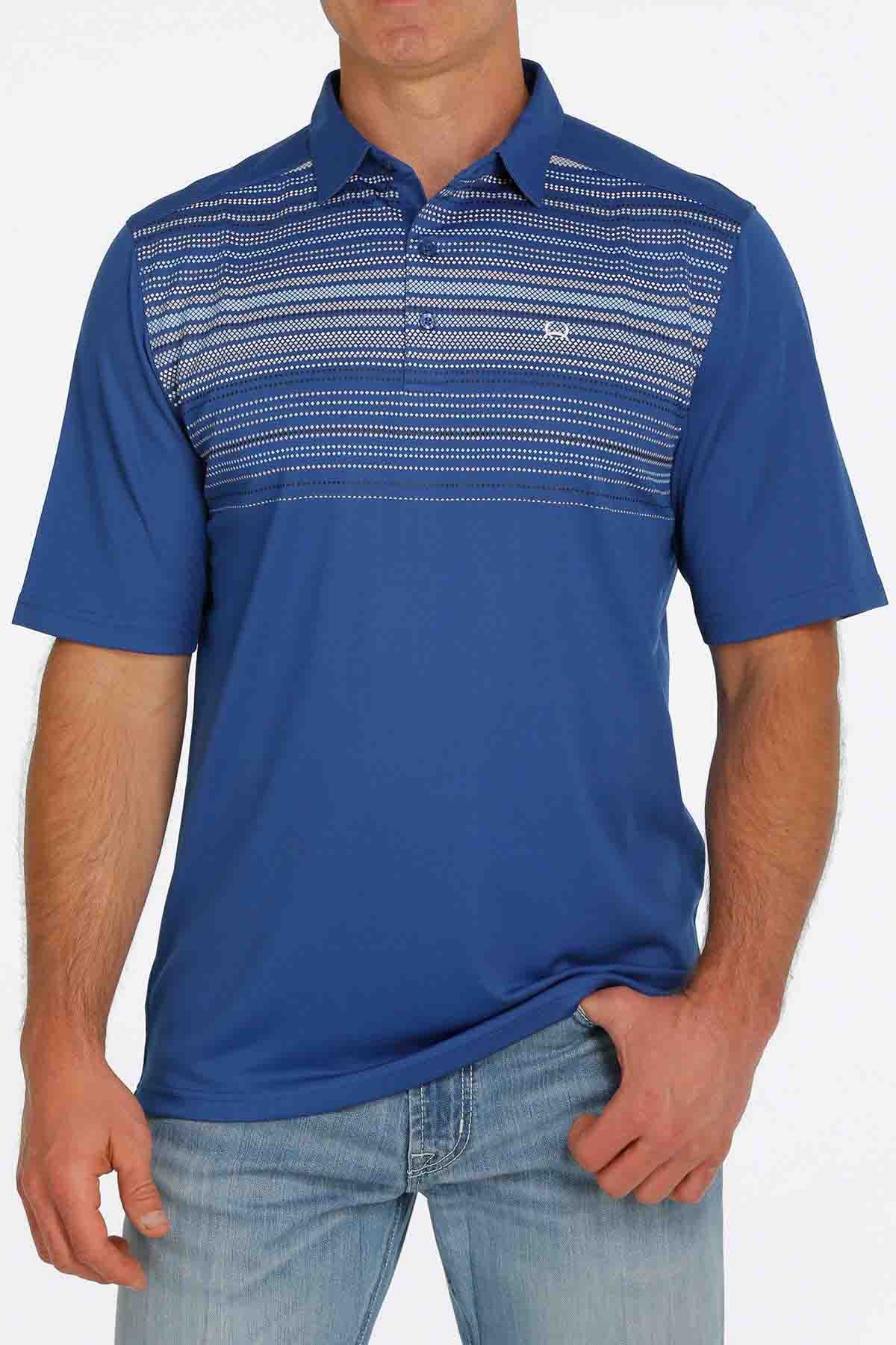 Cinch ArenaFlex Polo Short-Sleeve Royal