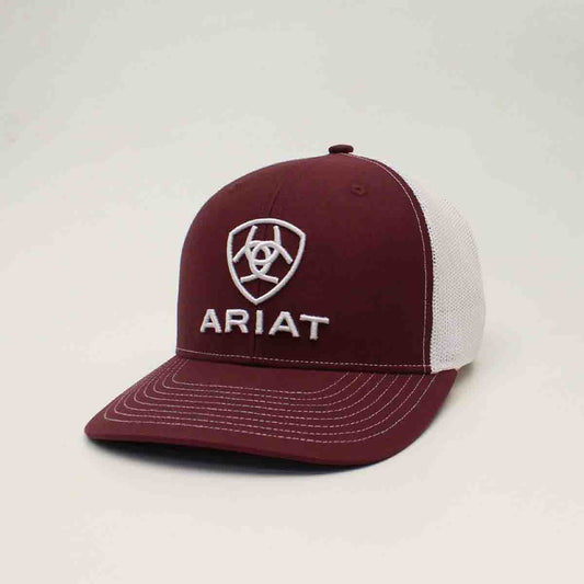 Ariat Burgundy Snapback Logo Cap