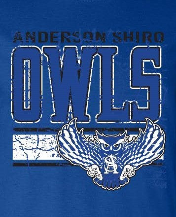 Anderson-Shiro Owls Striped Onesie