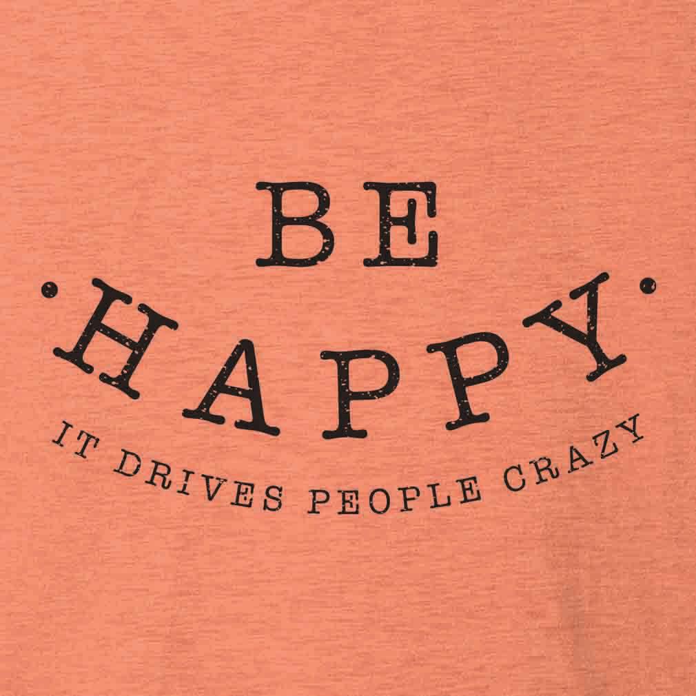 Be Happy Tee in Vintage Sunset