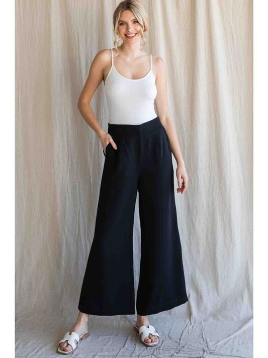 Jodifl Black Wide Leg Pants