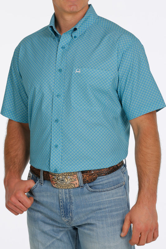 Cinch ArenaFlex SSL Blue Button-Down Shirt
