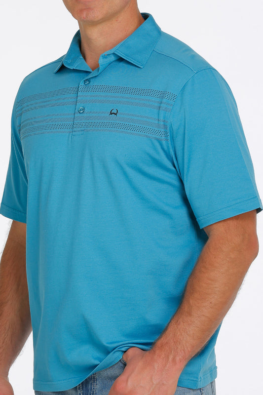 Cinch ArenaFlex Polo SSL Blue