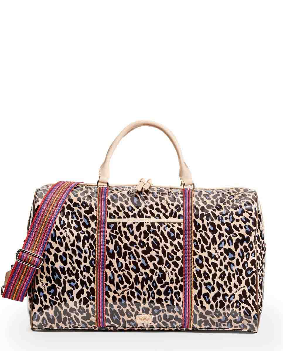Consuela Blue Jag Weekender Bag
