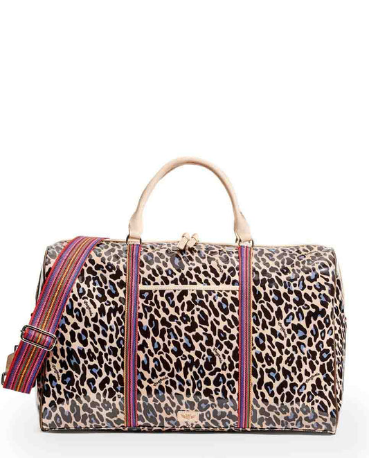 Consuela Blue Jag Weekender Bag