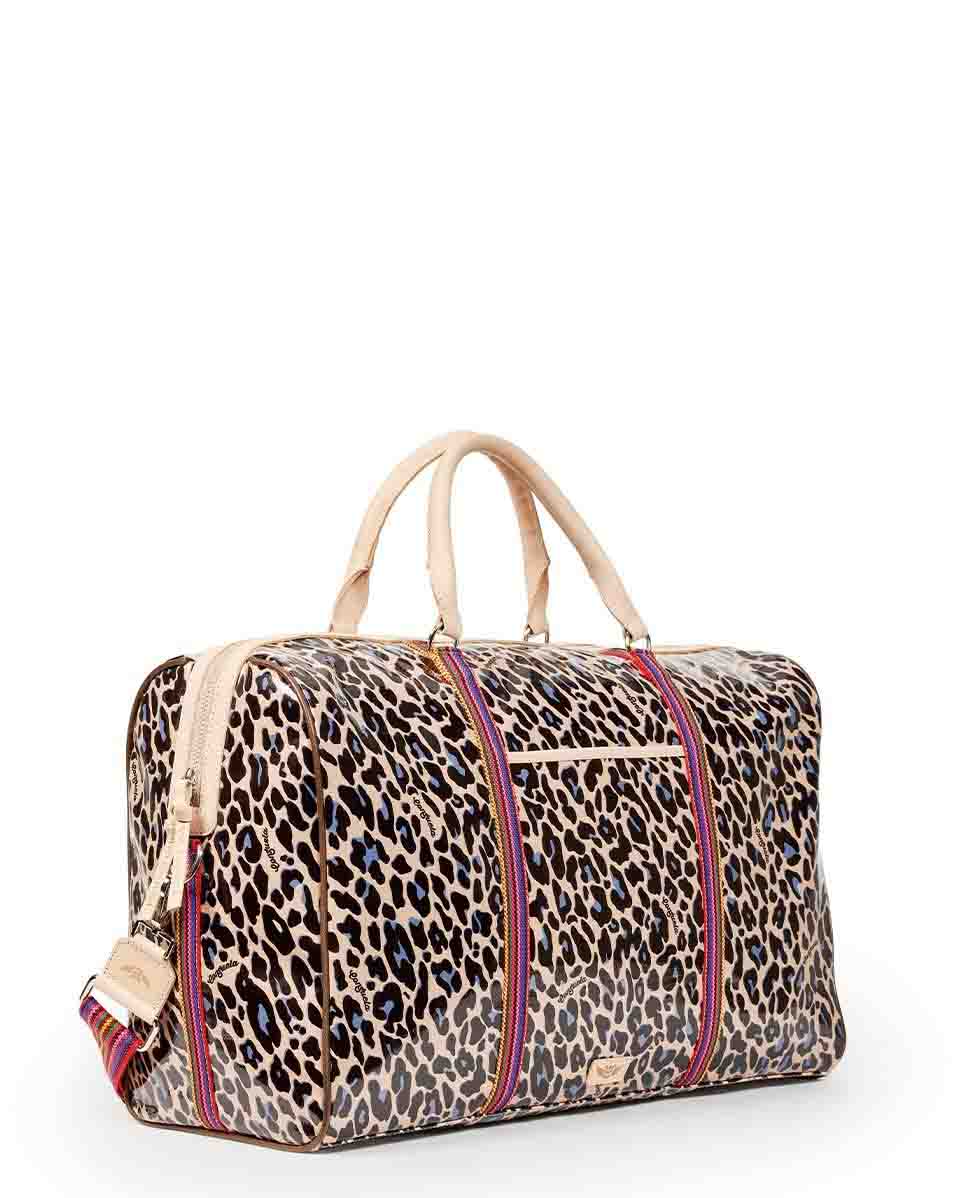 Consuela Blue Jag Weekender Bag