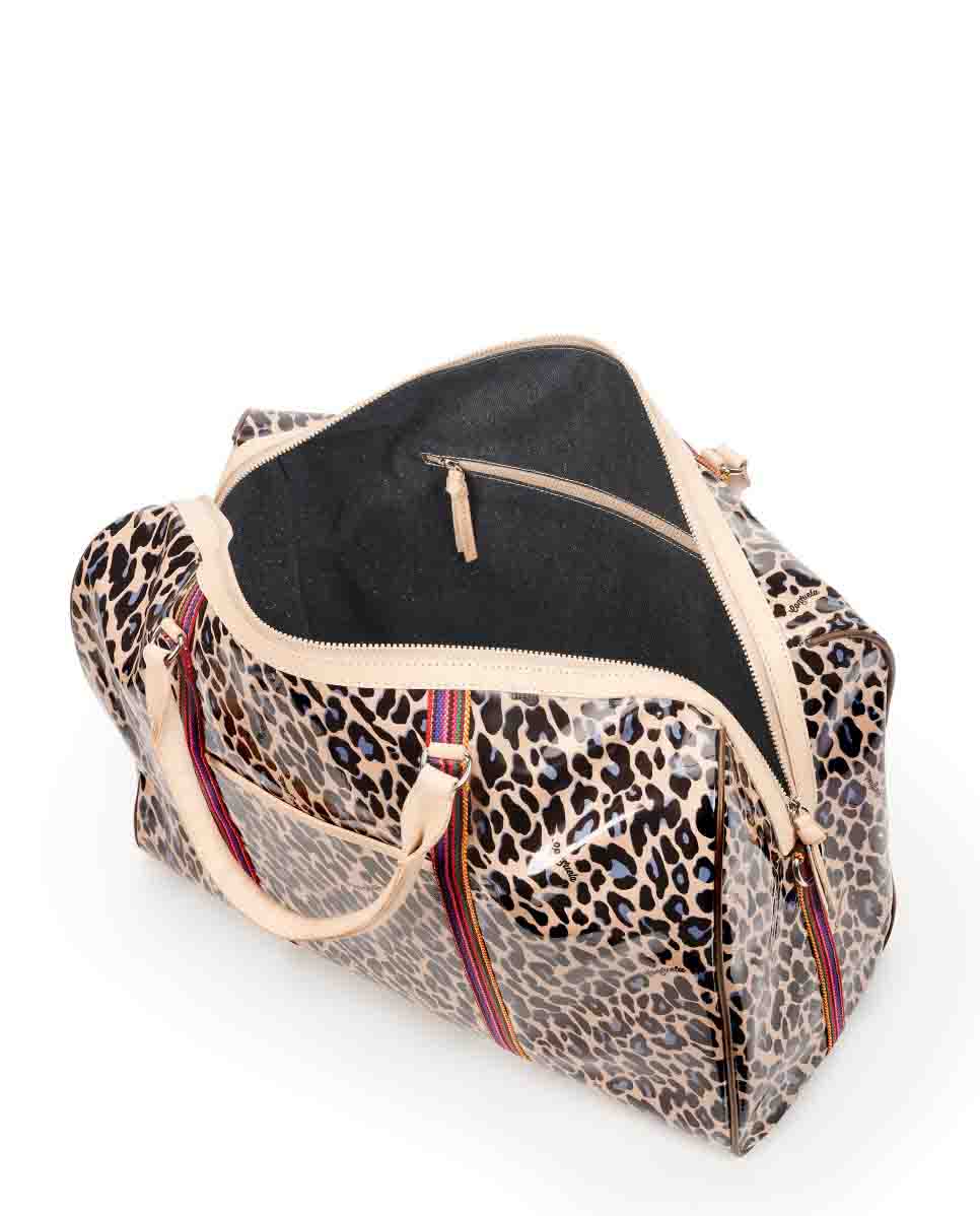 Consuela Blue Jag Weekender Bag