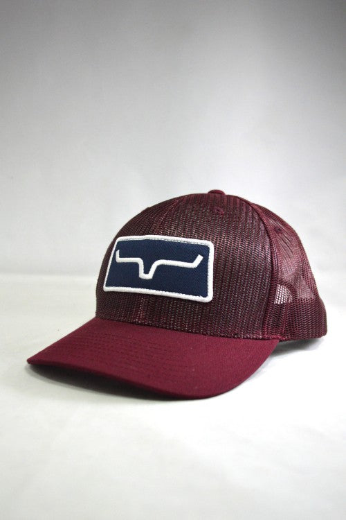 Kimes Ranch All Mesh Trucker Maroon