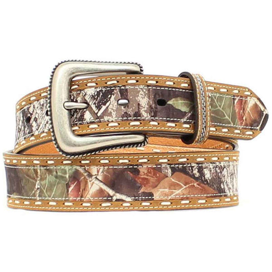 Nocona Camo Mens Belt Mossy Oak