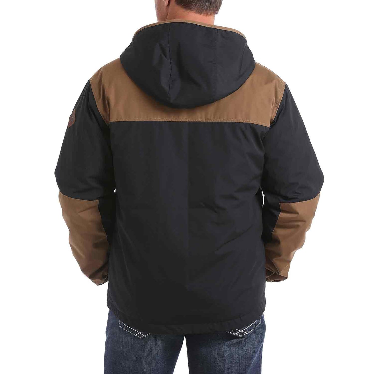 Cinch Canvas Barn Coat in Black and Tan