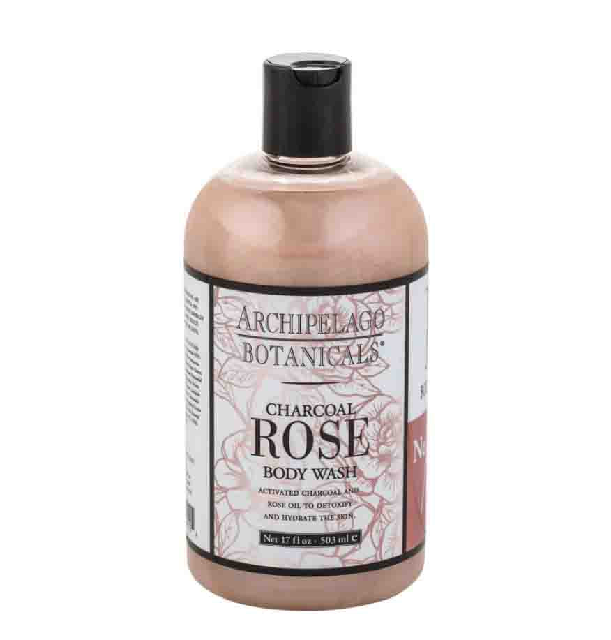 Charcoal Rose Bodywash 17 oz