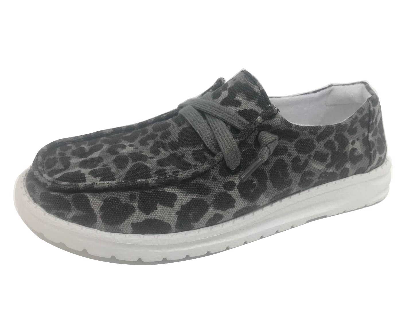 Gypsy Jazz Shoes Cheetah Grey