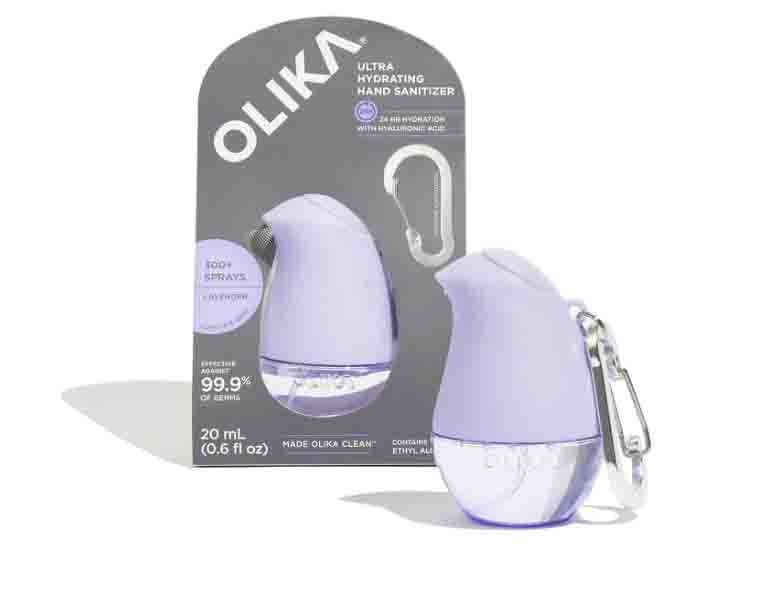 Clip-On Hand Sanitizer Lavender