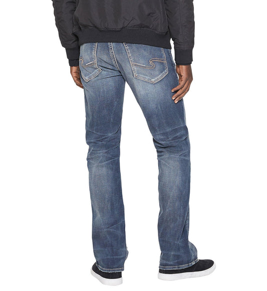 Mens Silver Jeans Craig Dark Blue