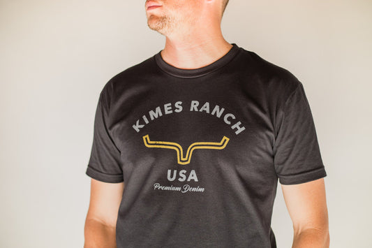 Kimes Ranch Mens Arch Tee Black