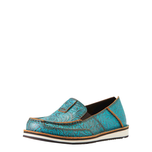 Cruiser Turquoise Floral Emboss