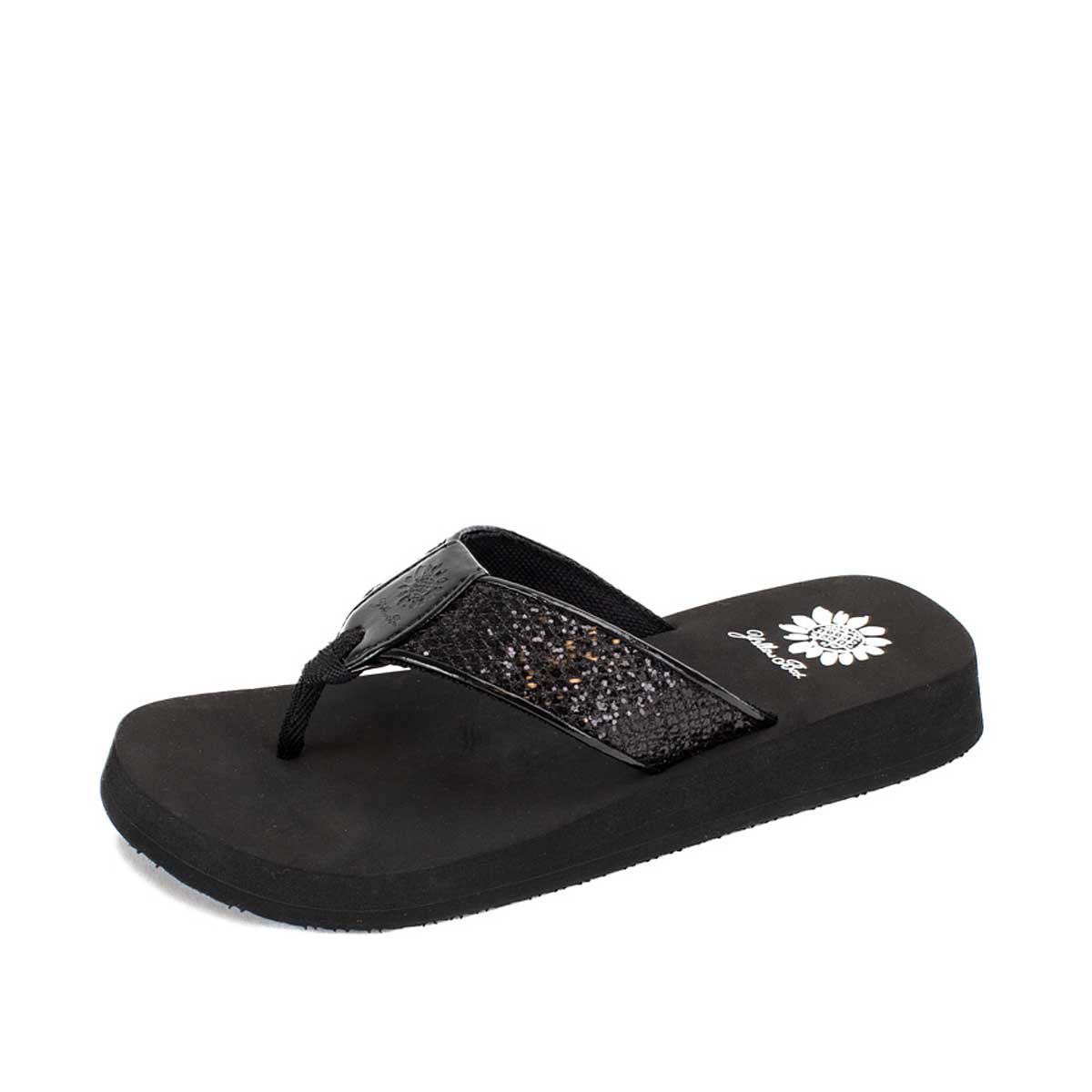Yellow Box Feba Sandals Black