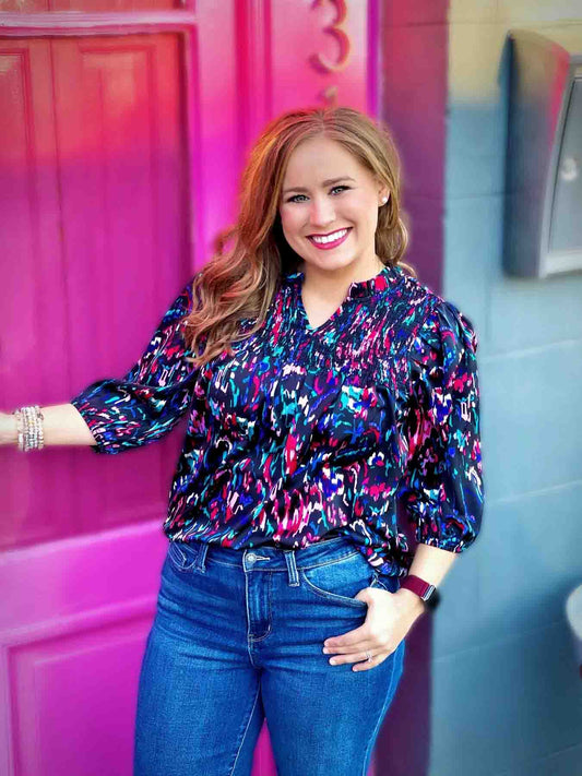 Washco Monica V-Neck Top