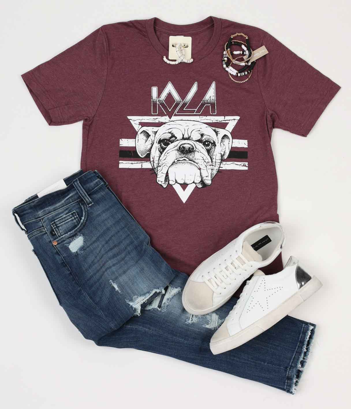 Iola Bulldogs Mascot Tee