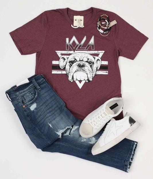 Iola Bulldogs Mascot Tee