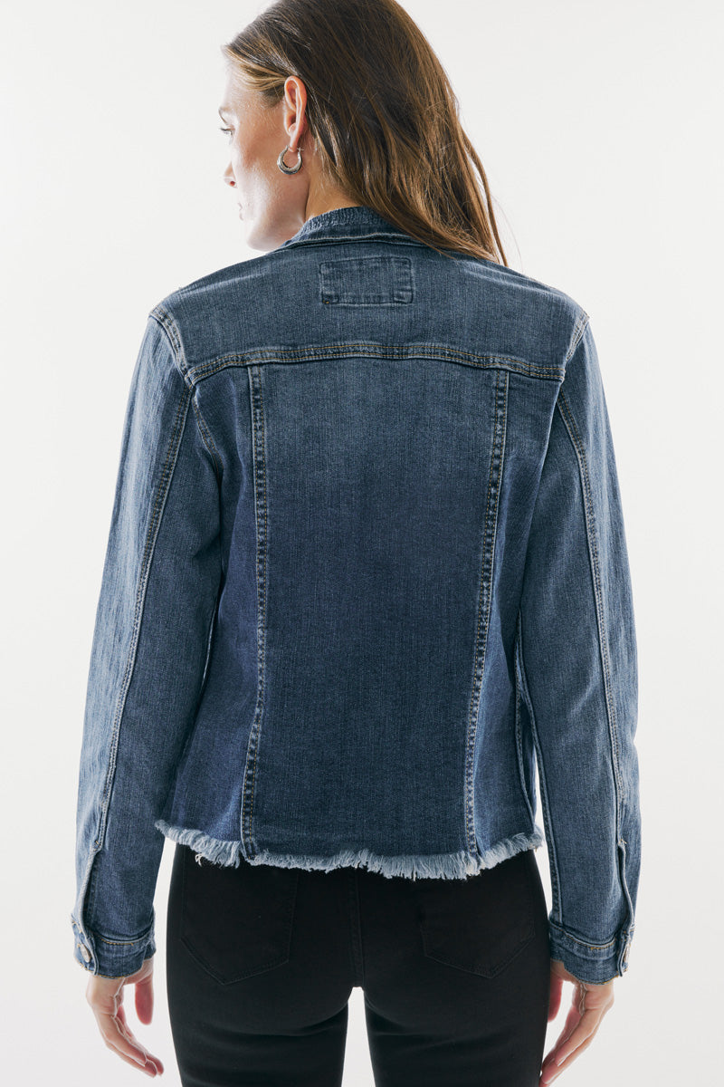 Zoey Denim Jacket Dark Wash