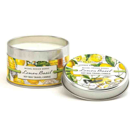 Lemon Basil Travel Candle