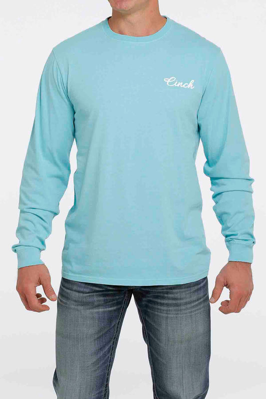 Cinch Mens Logo Long-Sleeve T-shirt