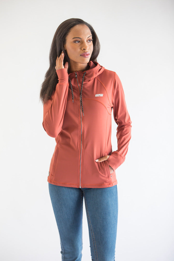 Lovell Front Zip Hood Rusty
