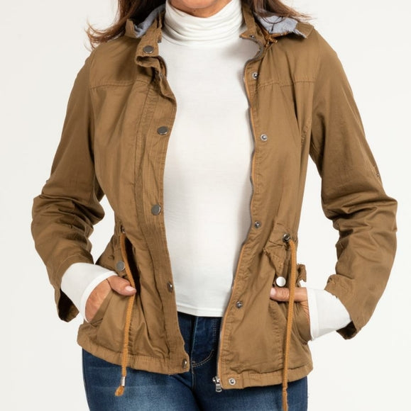 All Cotton Jacket Camel