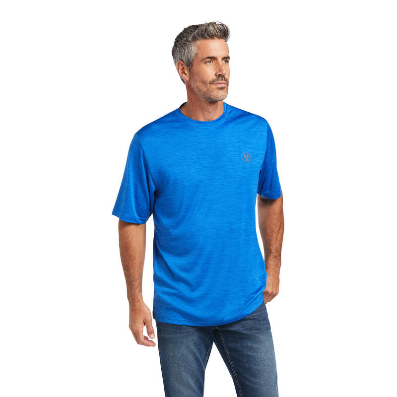 Ariat Mens Charger Tee Cerulean