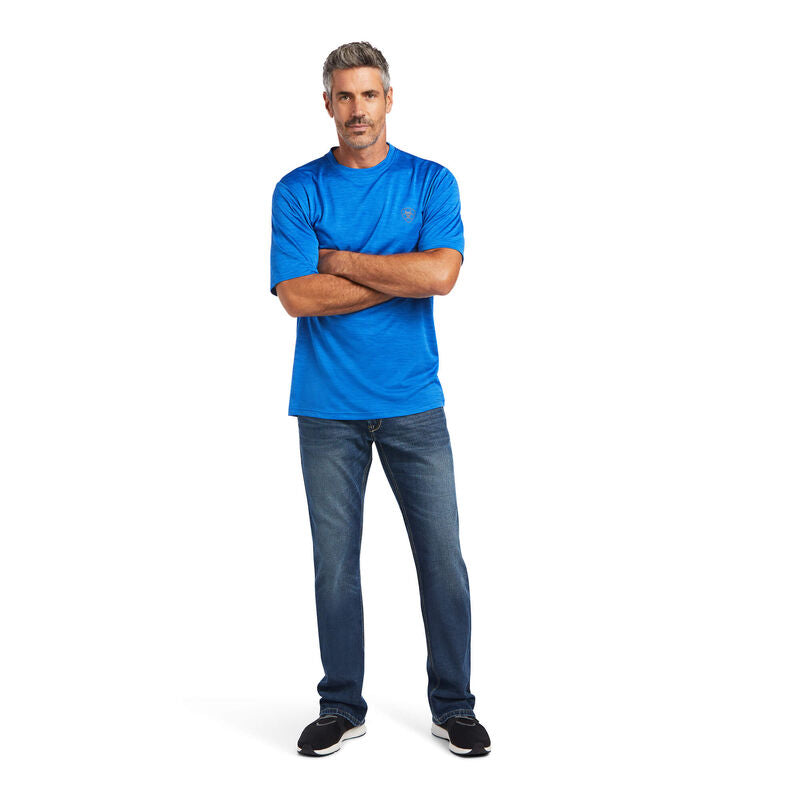 Ariat Mens Charger Tee Cerulean