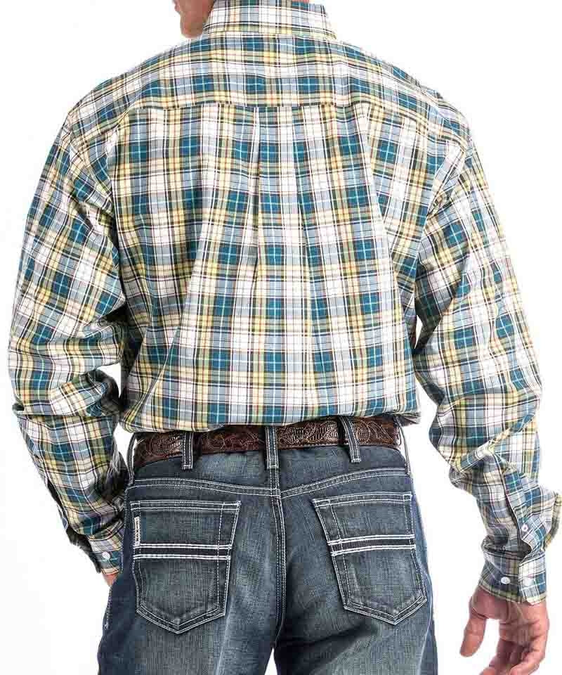 Cinch LSL Plaid Mulberry