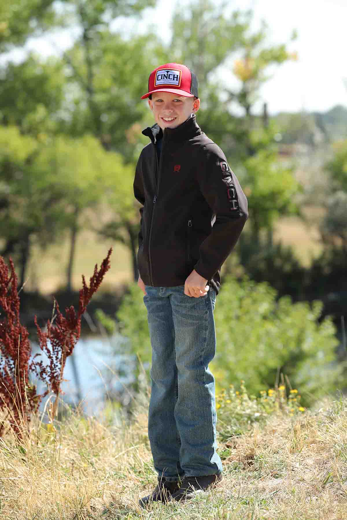 Cinch Boys Bonded Jacket Brown