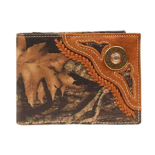 Nocona Camo Bifold Flip Wallet