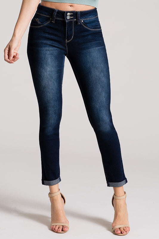 YMI Ankle Jeans Dark Blue WBB