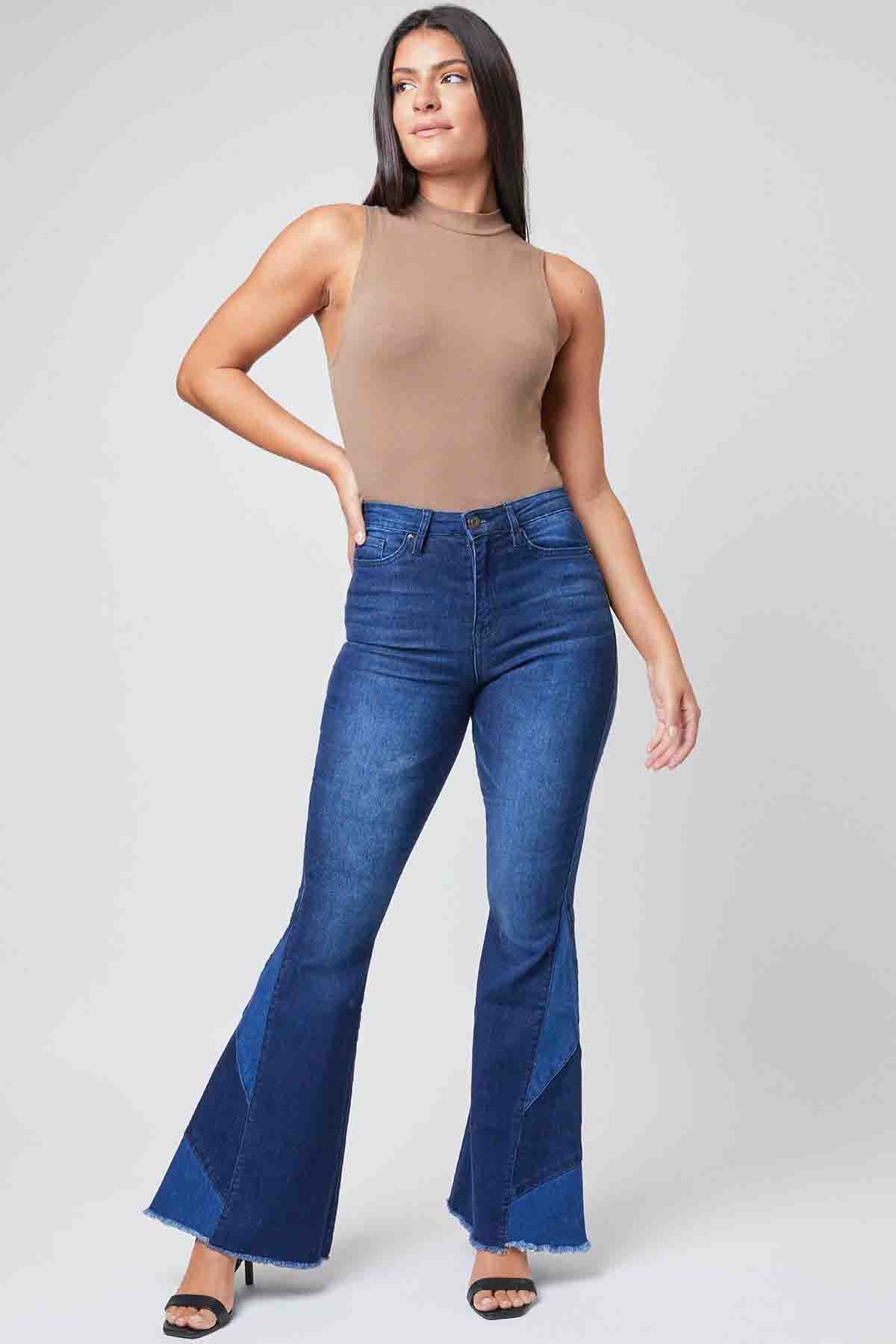 Gigi High Rise Flare Jeans Dark