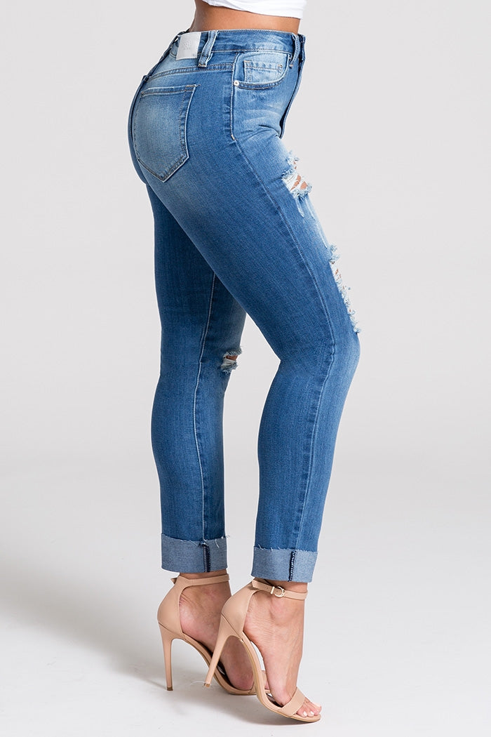 YMI Dream Jeans R-T Med Blue