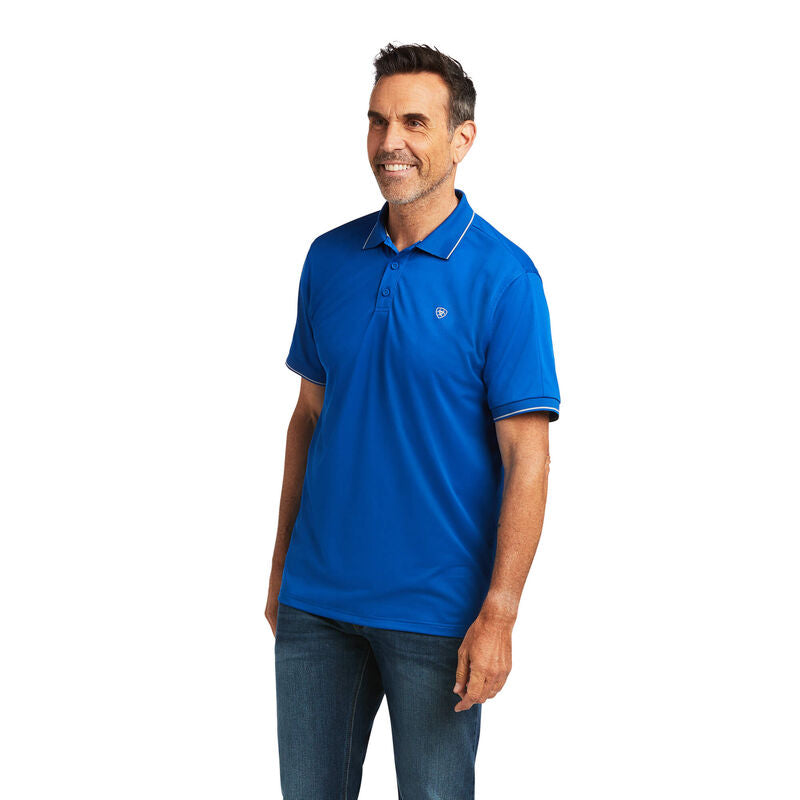 Ariat Polo Fitted Polo Cerulean