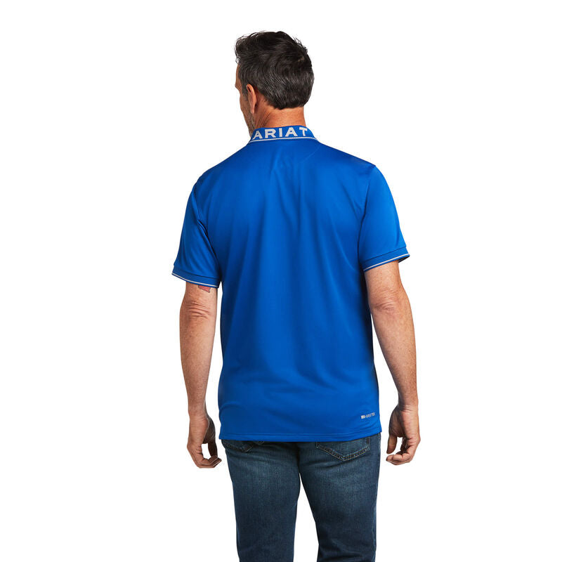 Ariat Polo Fitted Polo Cerulean