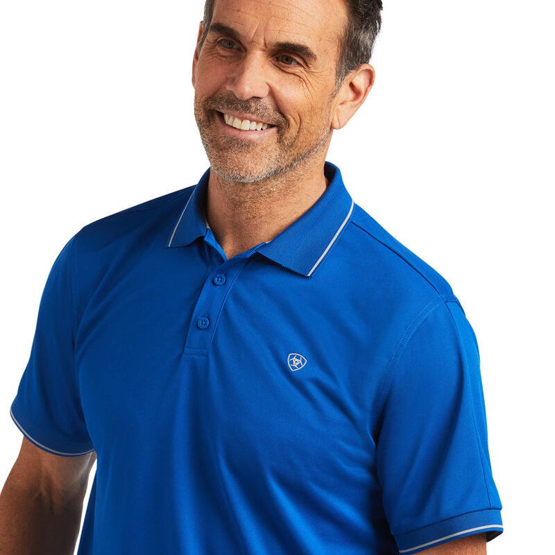 Ariat Polo Fitted Polo Cerulean