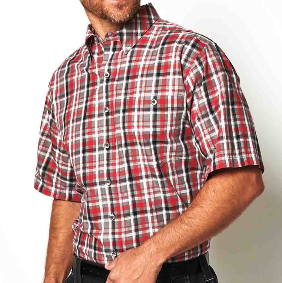 GameGuard Red Plaid Cotton SSL Shirt