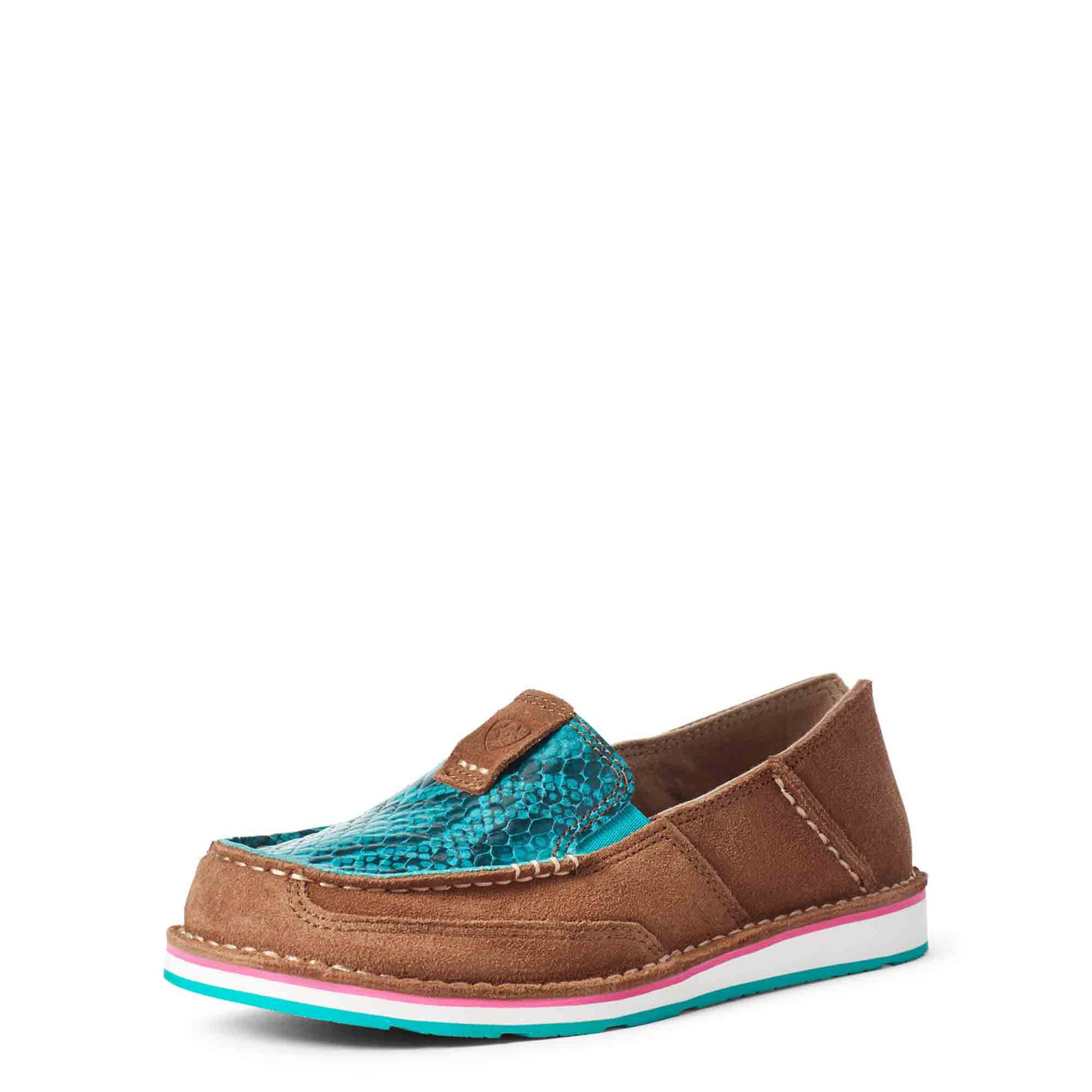 Ariat Women's Cruiser New Earth Suede-Turquoise
