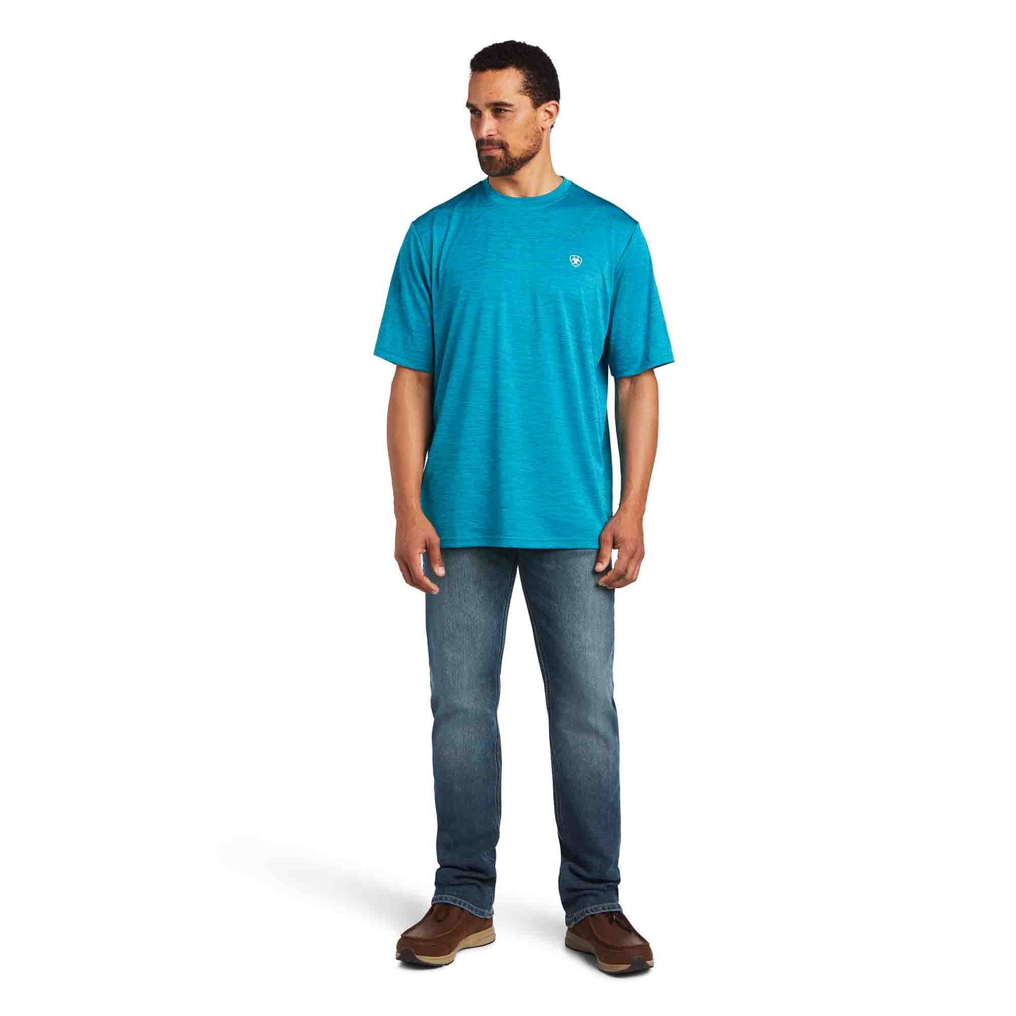 Ariat Mens Charger Tee You Turq