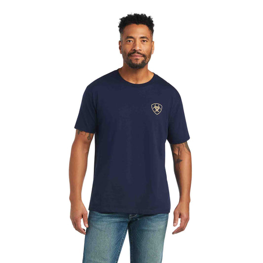 Ariat Monument Sunset Navy Tee