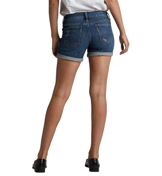 Silver Boyfriend Shorts 354