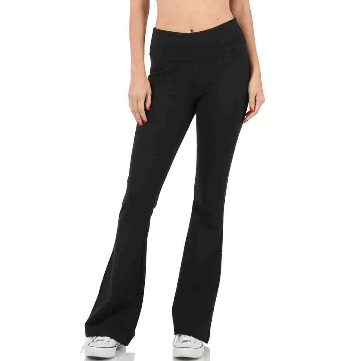 Cotton Flare Yoga Pants