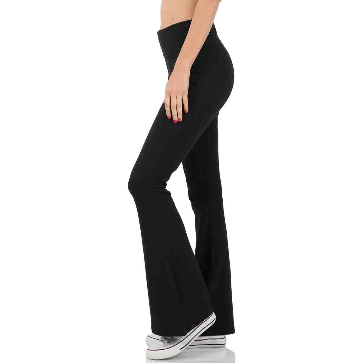 Cotton Flare Yoga Pants