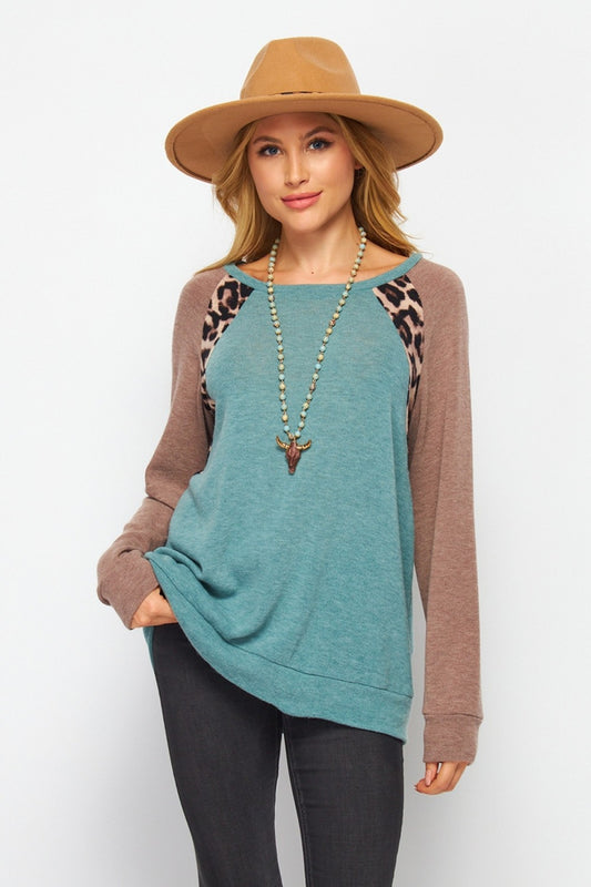 LS Jade Leopard Hacci Top Plus