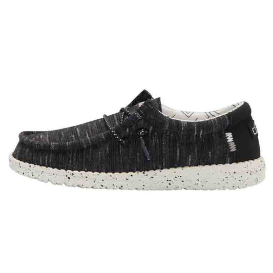 Hey Dude Wally Youth Stretch Black